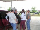 group at a reststop